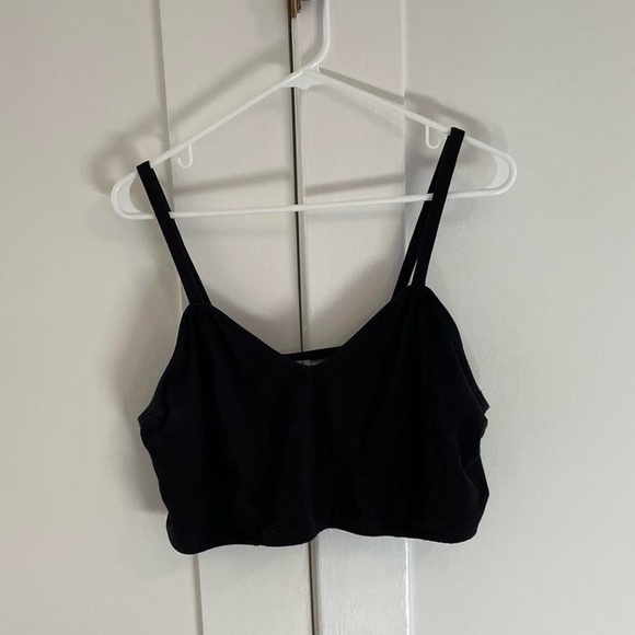 strappy black crop top from Forever 21 Plus - Picture 5 of 5